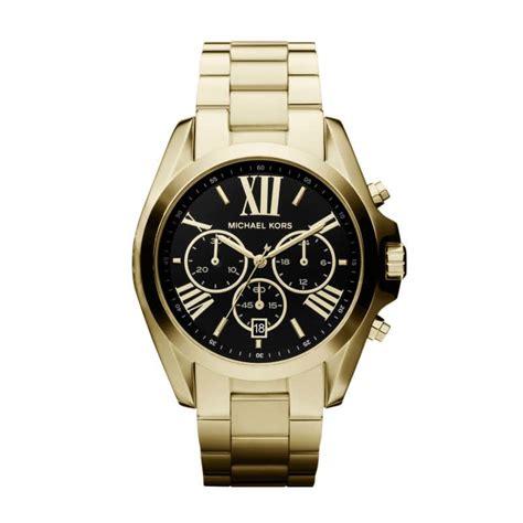 michael kors bradshaw black dial